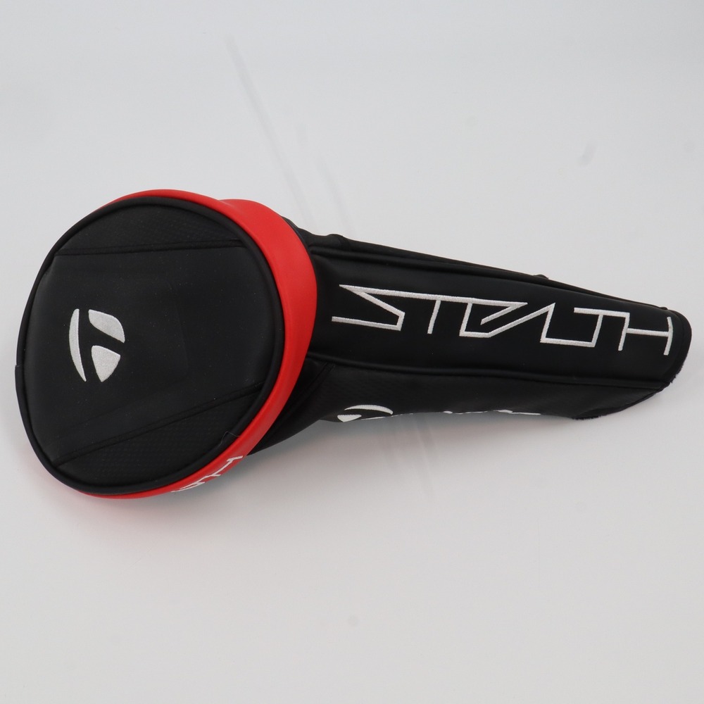 TaylorMade Stealth Driver Headcover Black Red Embroidered Logo